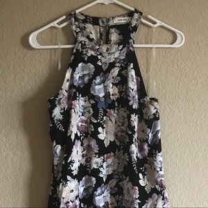 Mod Ref halter sundress with tulip hem